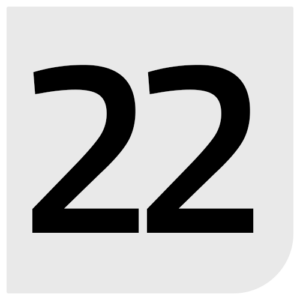 Zahl 22
